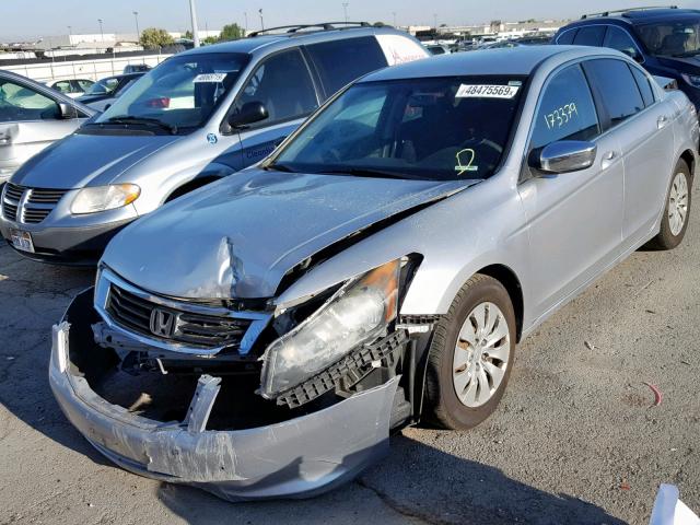 1HGCP26348A155051 - 2008 HONDA ACCORD LX SILVER photo 2