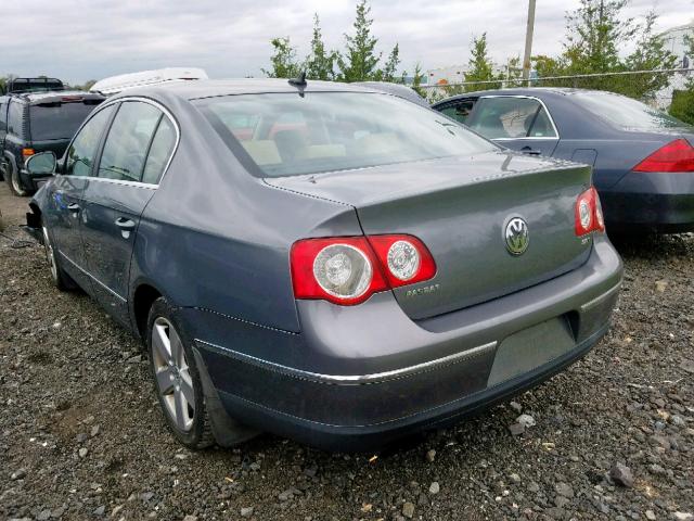 WVWAK73C08P055614 - 2008 VOLKSWAGEN PASSAT KOM GRAY photo 3