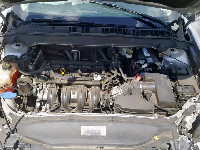 3FA6P0G79DR372649 - 2013 FORD FUSION S SILVER photo 7