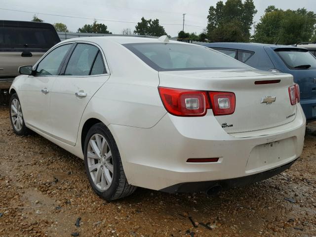 1G11H5SAXDF178557 - 2013 CHEVROLET MALIBU LTZ WHITE photo 3