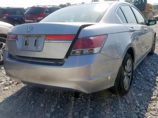 1HGCP2F80CA090607 - 2012 HONDA ACCORD EXL SILVER photo 4