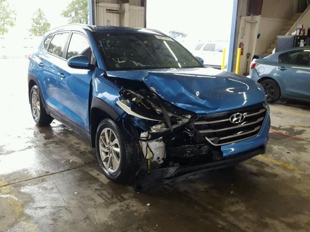 KM8J33A40GU053777 - 2016 HYUNDAI TUCSON LIM BLUE photo 1