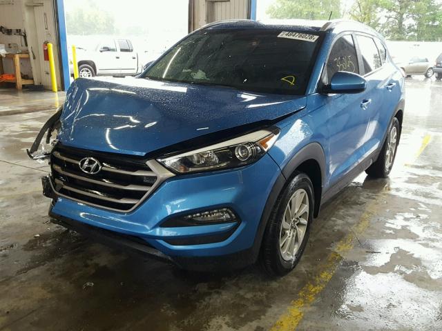 KM8J33A40GU053777 - 2016 HYUNDAI TUCSON LIM BLUE photo 2