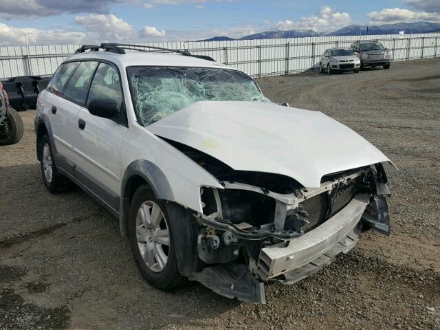 4S4BP61C957377016 - 2005 SUBARU LEGACY OUT WHITE photo 1