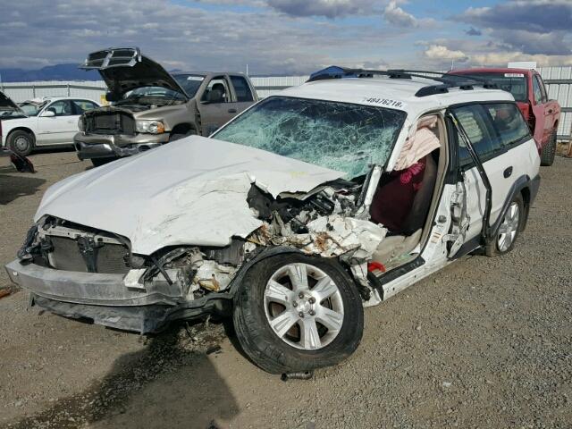 4S4BP61C957377016 - 2005 SUBARU LEGACY OUT WHITE photo 2