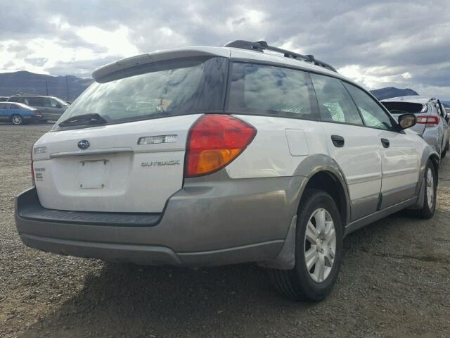 4S4BP61C957377016 - 2005 SUBARU LEGACY OUT WHITE photo 4