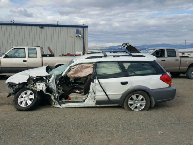 4S4BP61C957377016 - 2005 SUBARU LEGACY OUT WHITE photo 9