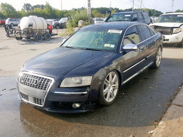 WAUPN44E57N011034 - 2007 AUDI S8 QUATTRO BLACK photo 2