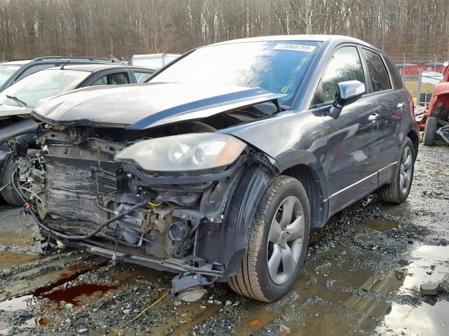 5J8TB18507A024415 - 2007 ACURA RDX TECHNO GRAY photo 2