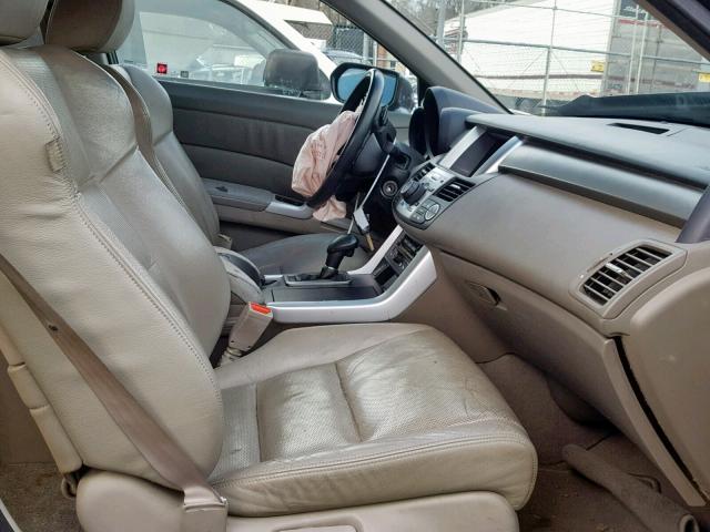 5J8TB18507A024415 - 2007 ACURA RDX TECHNO GRAY photo 5