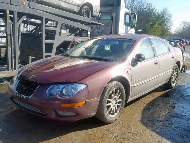 2C3AE66G71H573704 - 2001 CHRYSLER 300M MAROON photo 2