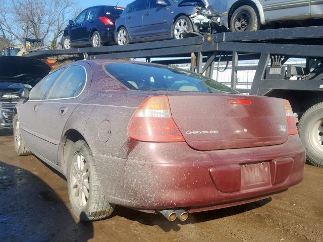 2C3AE66G71H573704 - 2001 CHRYSLER 300M MAROON photo 3