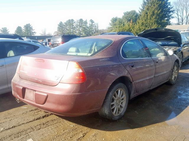 2C3AE66G71H573704 - 2001 CHRYSLER 300M MAROON photo 4