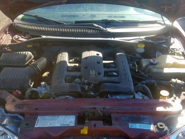 2C3AE66G71H573704 - 2001 CHRYSLER 300M MAROON photo 7