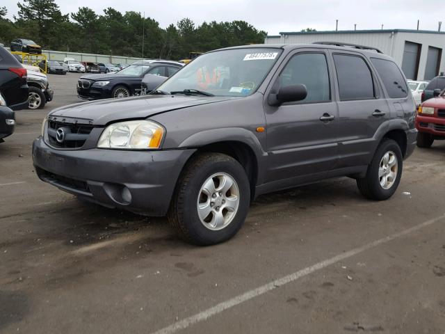 4F2YZ94154KM23439 - 2004 MAZDA TRIBUTE LX GRAY photo 2