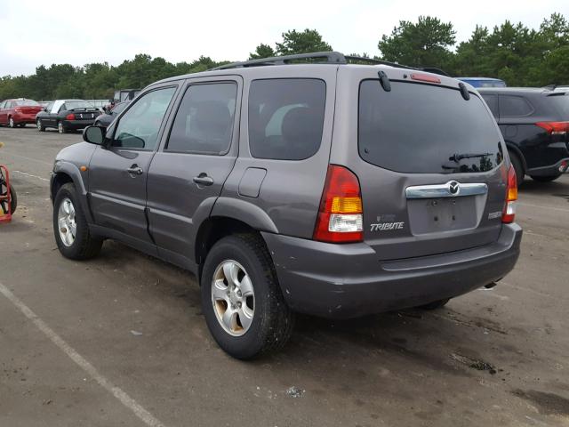 4F2YZ94154KM23439 - 2004 MAZDA TRIBUTE LX GRAY photo 3