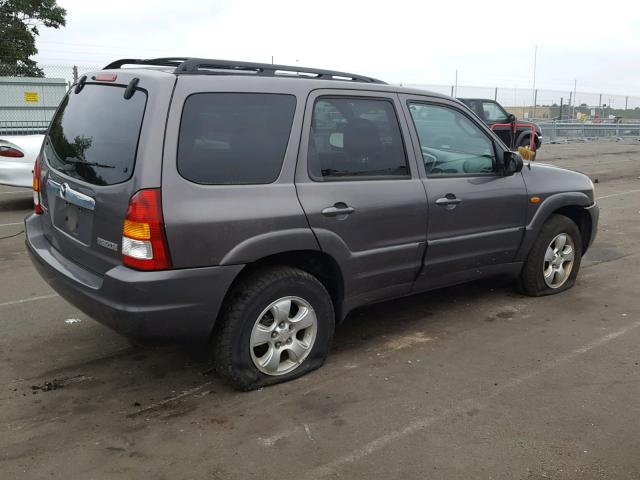 4F2YZ94154KM23439 - 2004 MAZDA TRIBUTE LX GRAY photo 4