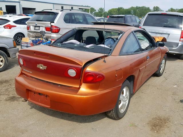 1G1JF12F647156446 - 2004 CHEVROLET CAVALIER L ORANGE photo 4