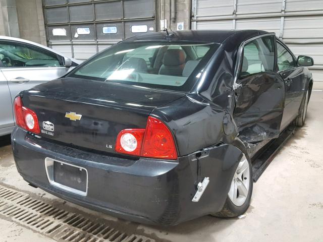 1G1ZG57B294228541 - 2009 CHEVROLET MALIBU LS 黑色 照片 4