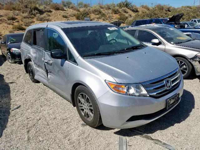 5FNRL5H66DB090217 - 2013 HONDA ODYSSEY EX SILVER photo 1