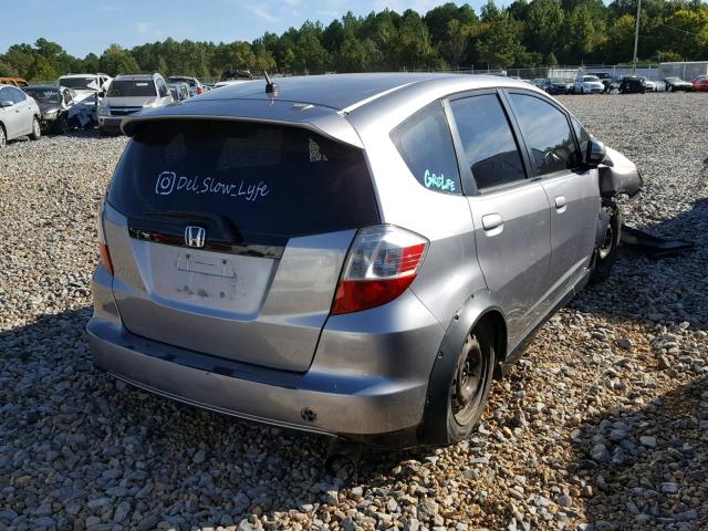 JHMGE87429S022492 - 2009 HONDA FIT SPORT SILVER photo 4