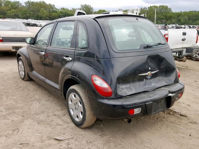 3A4FY48B27T597448 - 2007 CHRYSLER PT CRUISER BLACK photo 3