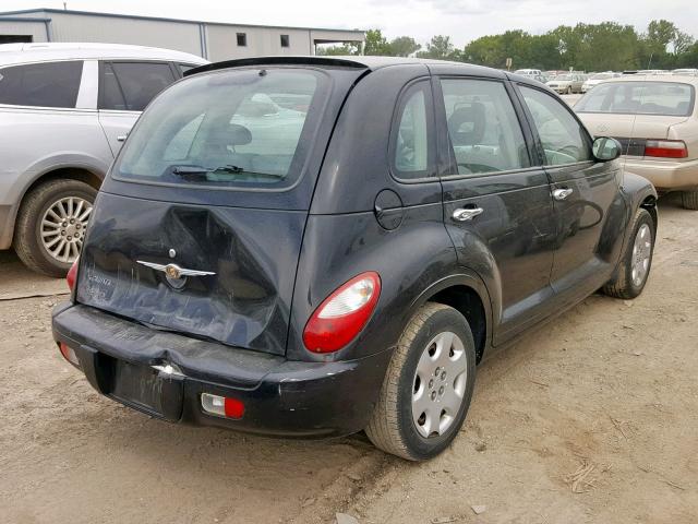 3A4FY48B27T597448 - 2007 CHRYSLER PT CRUISER BLACK photo 4