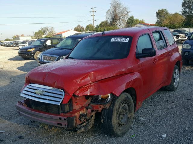 3GNCA13B29S640866 - 2009 CHEVROLET HHR LS RED photo 2