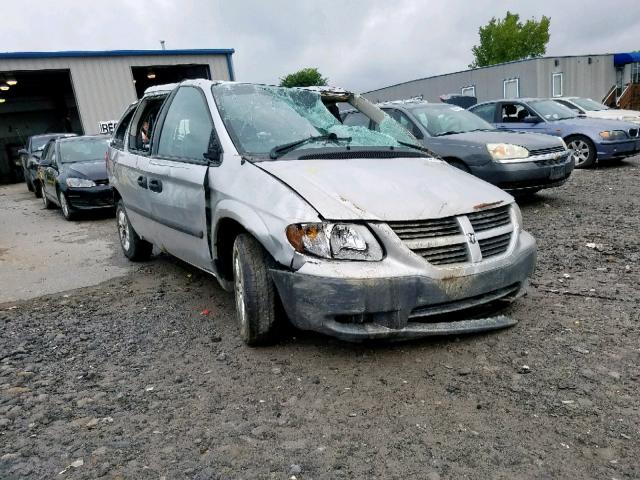 1D4GP25R96B657103 - 2006 DODGE CARAVAN SE SILVER photo 1