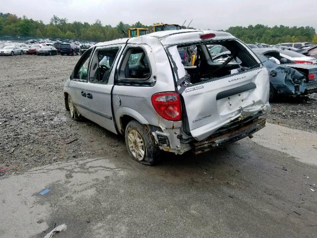 1D4GP25R96B657103 - 2006 DODGE CARAVAN SE SILVER photo 3