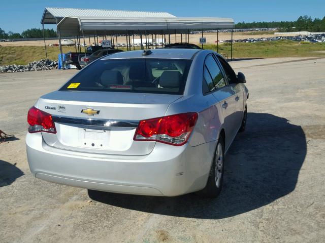 1G1PA5SH6F7103850 - 2015 CHEVROLET CRUZE LS GRAY photo 4