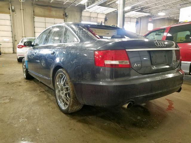 WAUDH74F26N089922 - 2006 AUDI A6 3.2 QUA BLACK photo 3