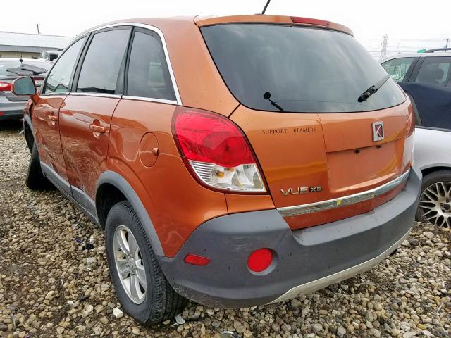 3GSCL33P68S592995 - 2008 SATURN VUE XE ORANGE photo 3