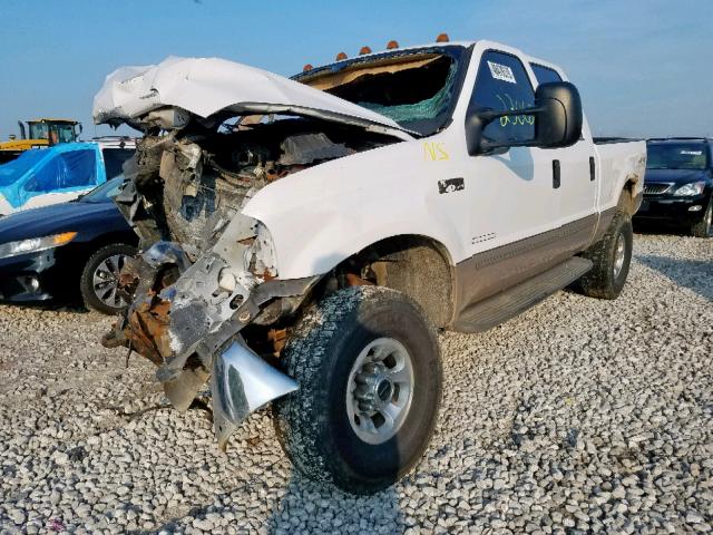 1FTSW31F5XEF03709 - 1999 FORD F350 SRW S WHITE photo 2