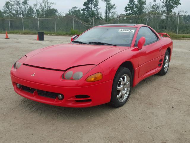 JA3AM54J9SY013129 - 1995 MITSUBISHI 3000 GT SL RED photo 2