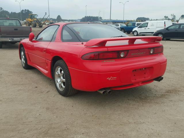 JA3AM54J9SY013129 - 1995 MITSUBISHI 3000 GT SL RED photo 3