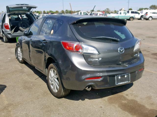 JM1BL1L79C1601579 - 2012 MAZDA 3 I CHARCOAL photo 3