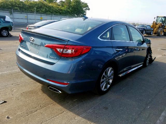 5NPE34AF9GH423602 - 2016 HYUNDAI SONATA SPO GREEN photo 4