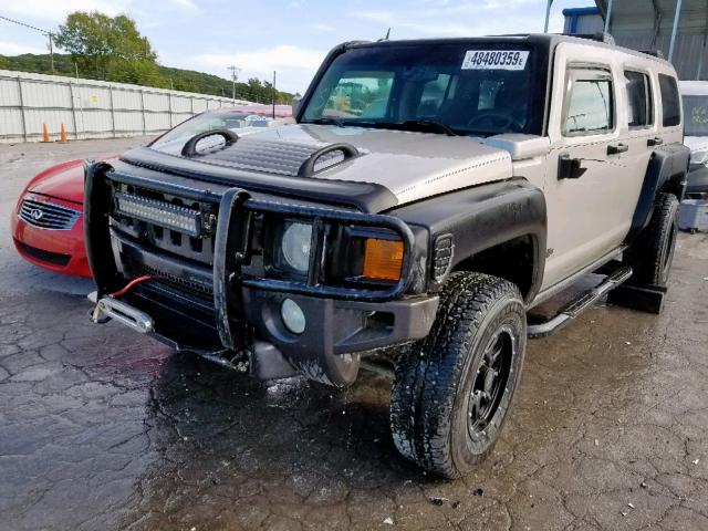 5GTDN136468267427 - 2006 HUMMER H3 TAN photo 2