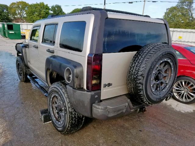 5GTDN136468267427 - 2006 HUMMER H3 TAN photo 3