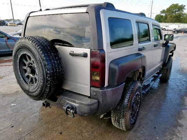 5GTDN136468267427 - 2006 HUMMER H3 TAN photo 4