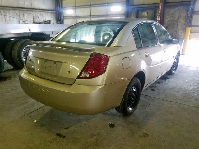 1G8AJ52F33Z116271 - 2003 SATURN ION LEVEL TAN photo 4