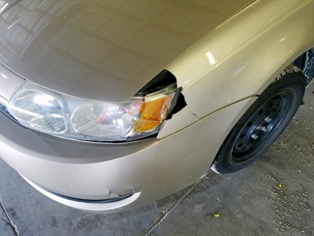 1G8AJ52F33Z116271 - 2003 SATURN ION LEVEL TAN photo 9