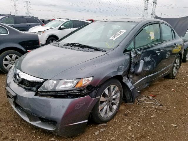 2HGFA169X9H320651 - 2009 HONDA CIVIC EXL Boz foto 2