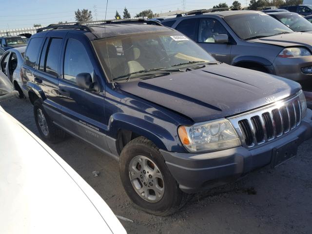 1J4GW48SX1C689467 - 2001 JEEP GRAND CHER BLUE photo 1