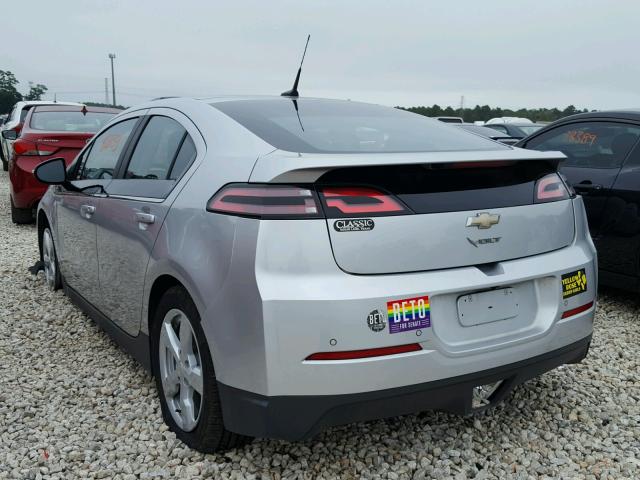 1G1RC6E40EU165021 - 2014 CHEVROLET VOLT SILVER photo 3