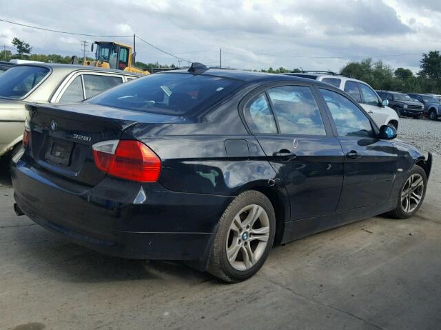 WBAVC57568NK78022 - 2008 BMW 328 I SULE BLACK photo 4