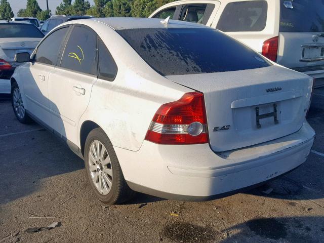 YV1MS382652046540 - 2005 VOLVO S40 2.4I WHITE photo 3