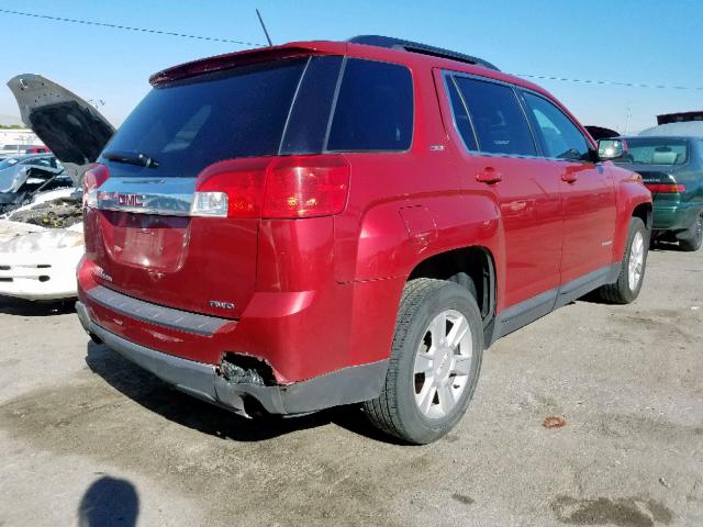 2GKFLVE30D6426158 - 2013 GMC TERRAIN SL RED photo 4