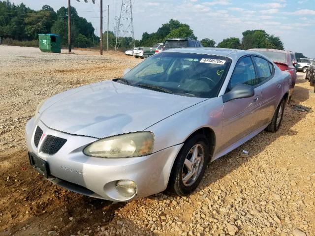 2G2WS522041146798 - 2004 PONTIAC GRAND PRIX SILVER photo 2